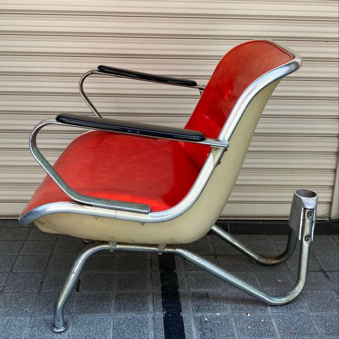 ミッドセンチュリー ポールハンガー アームチェア/ヴィンテージ