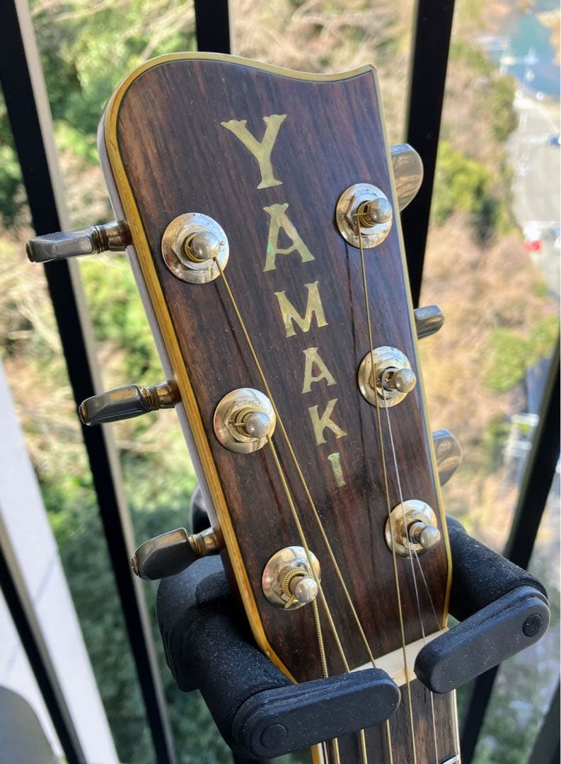 ★激レア！YAMAKI G50 縦ロゴ ギャラガーモデル TOP単板 ギター ★