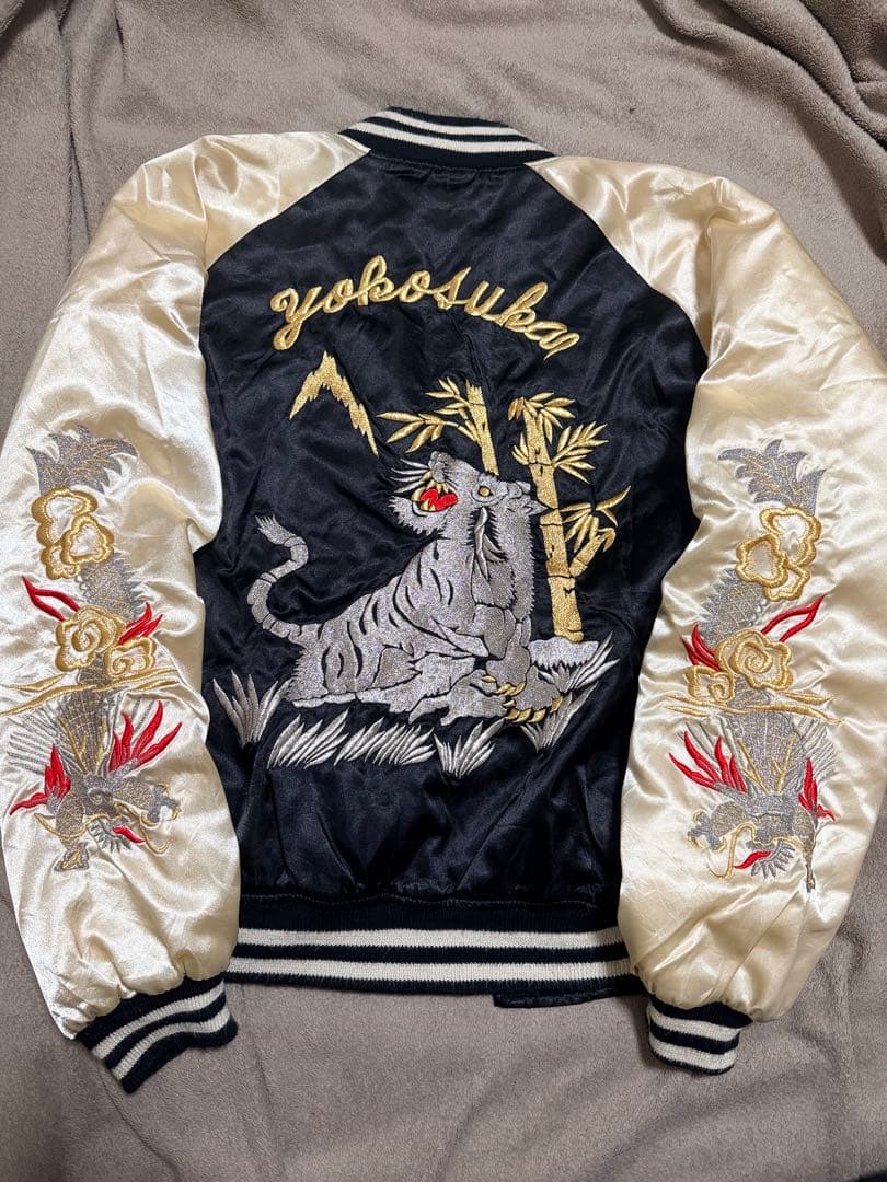 プリンス商会 Yokosuka 日本製 手作り vintage 虎龍 スカジャン