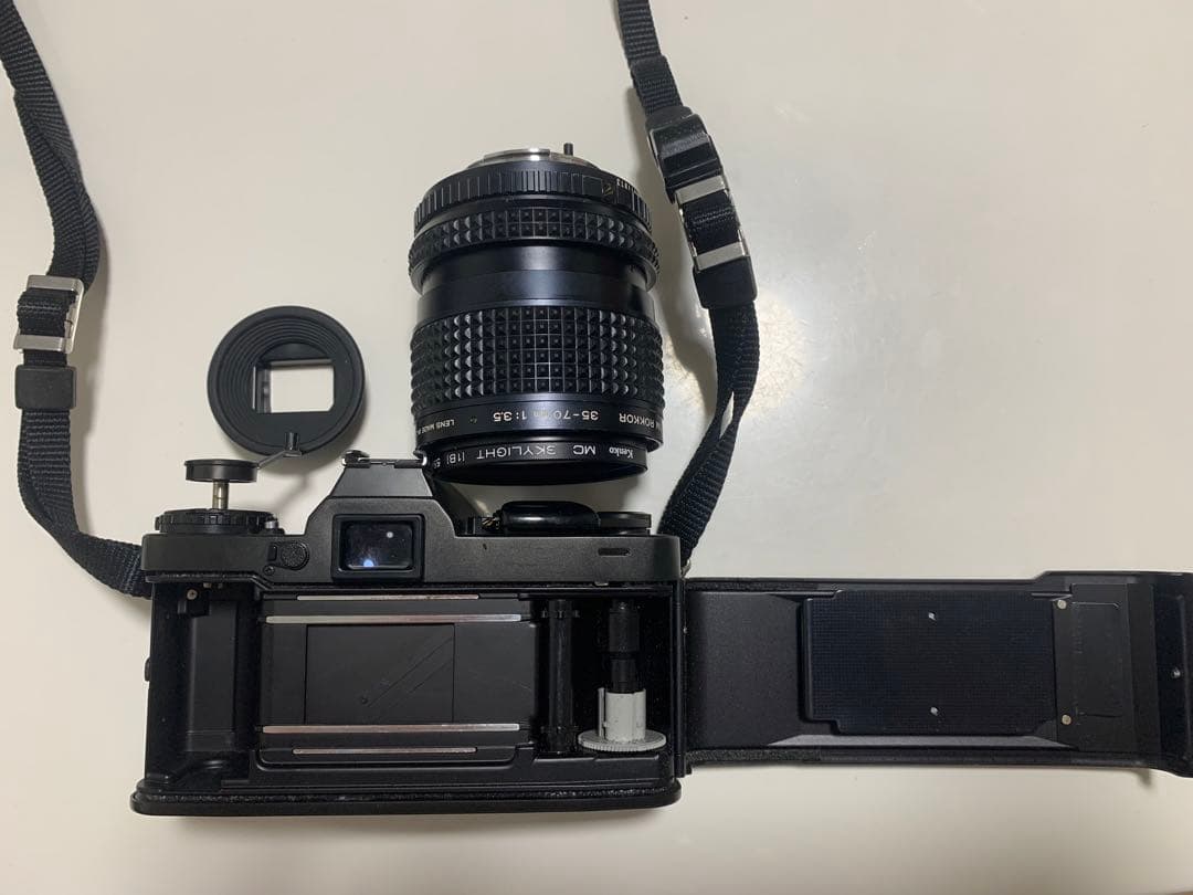 Minolta XD 本体と35-70mm F3.5 レンズ