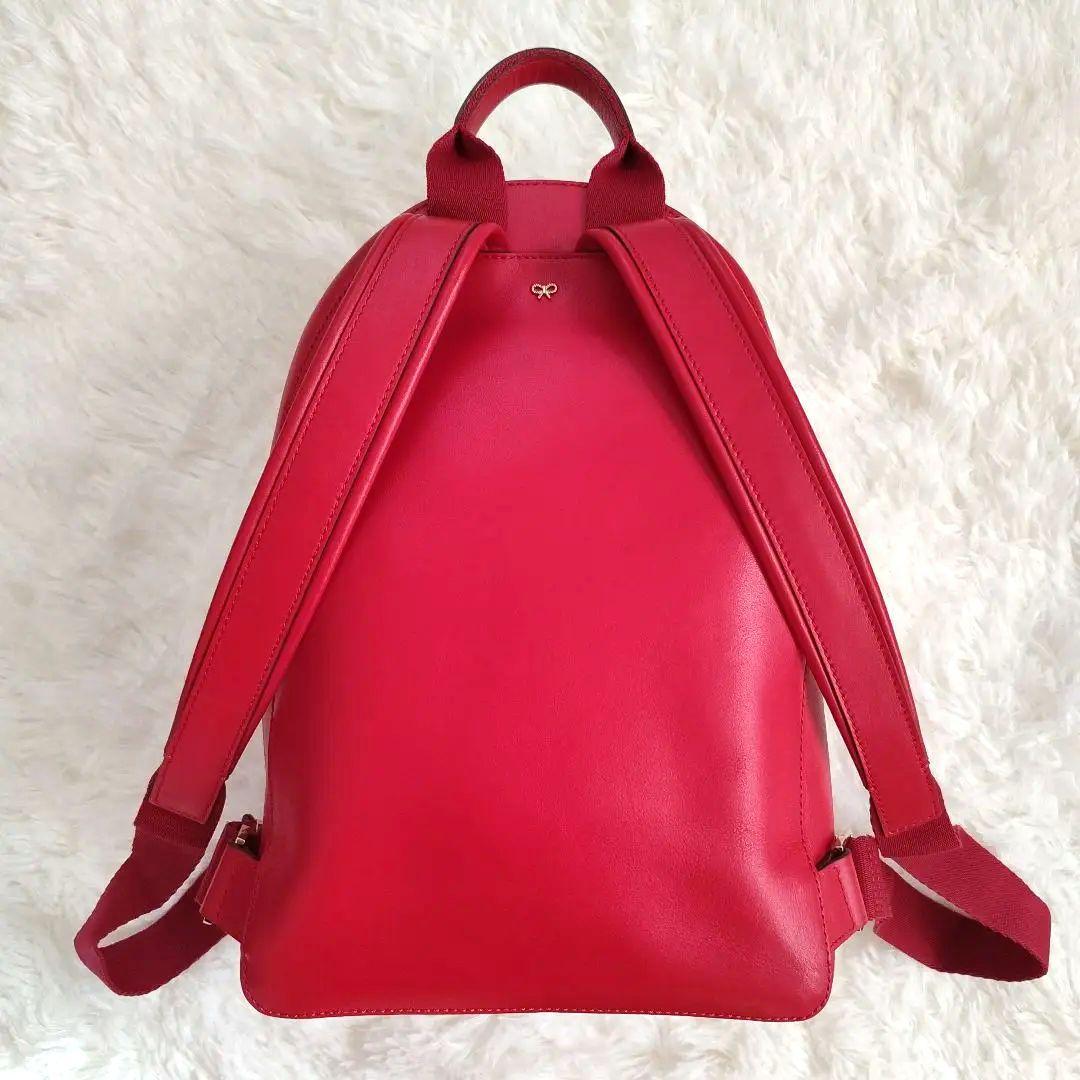 テ*ラ様 【アニヤハインドマーチ】レザー バックパックリュック スマイル ウィン