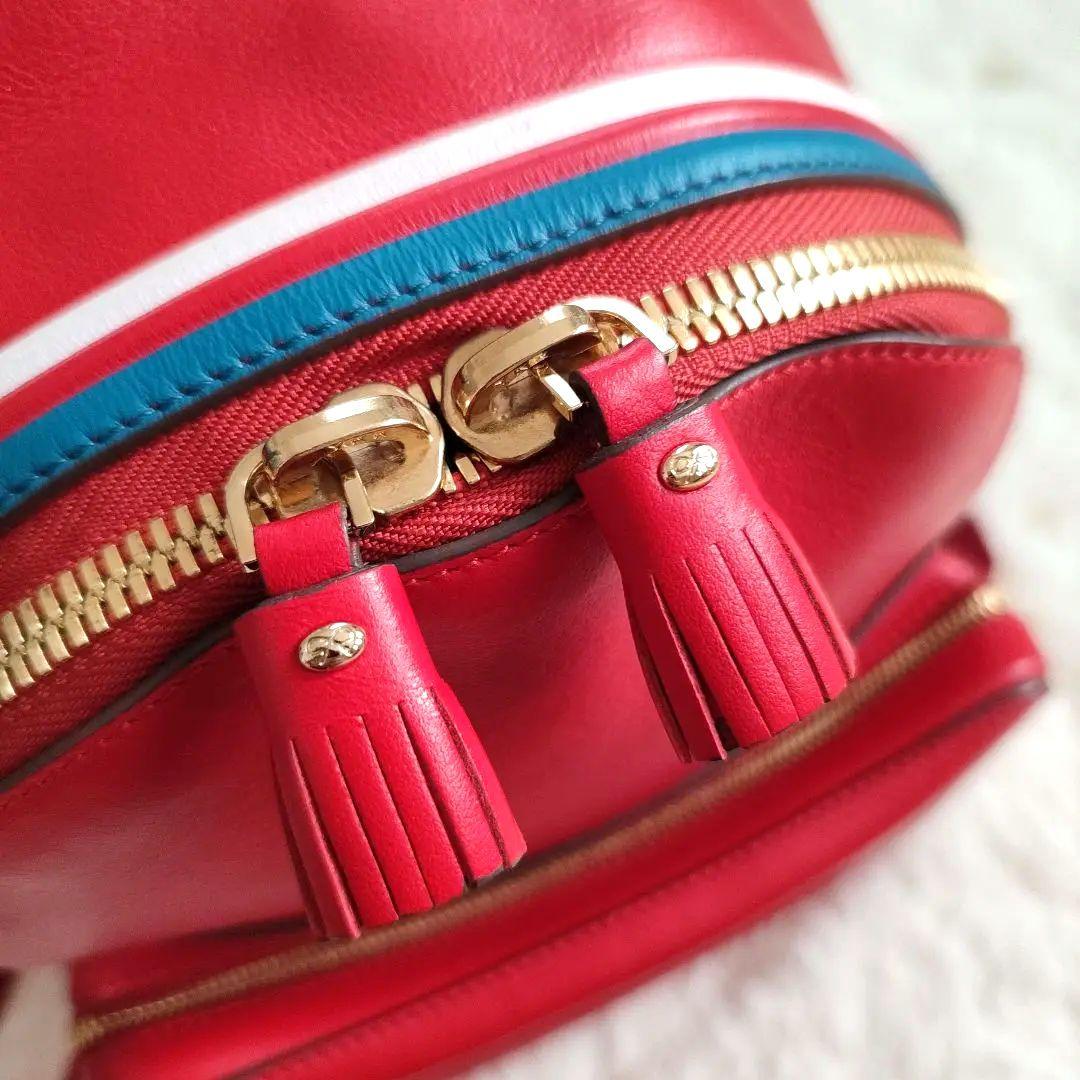 テ*ラ様 【アニヤハインドマーチ】レザー バックパックリュック スマイル ウィン