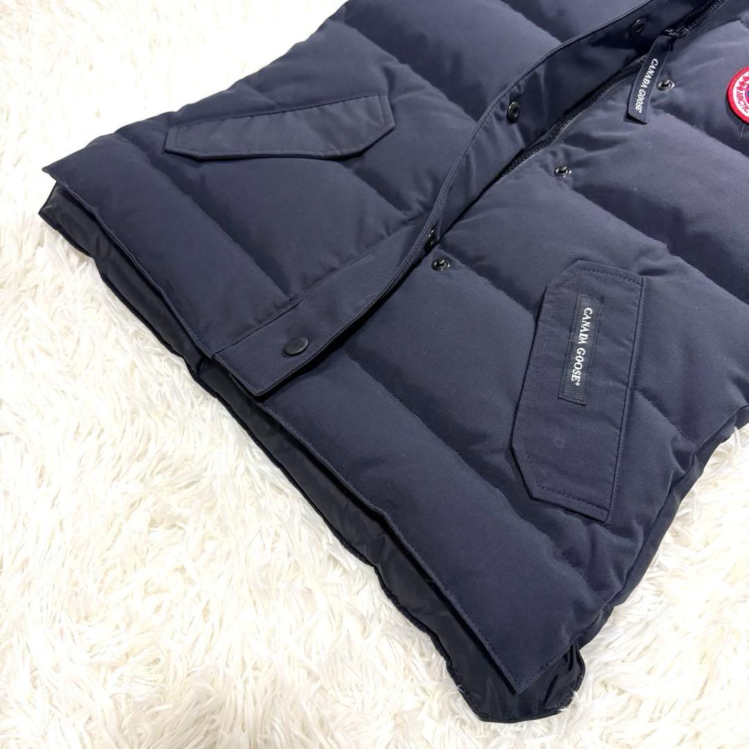【極美品】カナダグース フリースタイル　ダウンベスト ネイビー