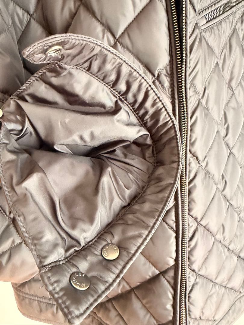 モンクレール BREITMAN ライダース ダウンジャケット 黒　サイズ 4