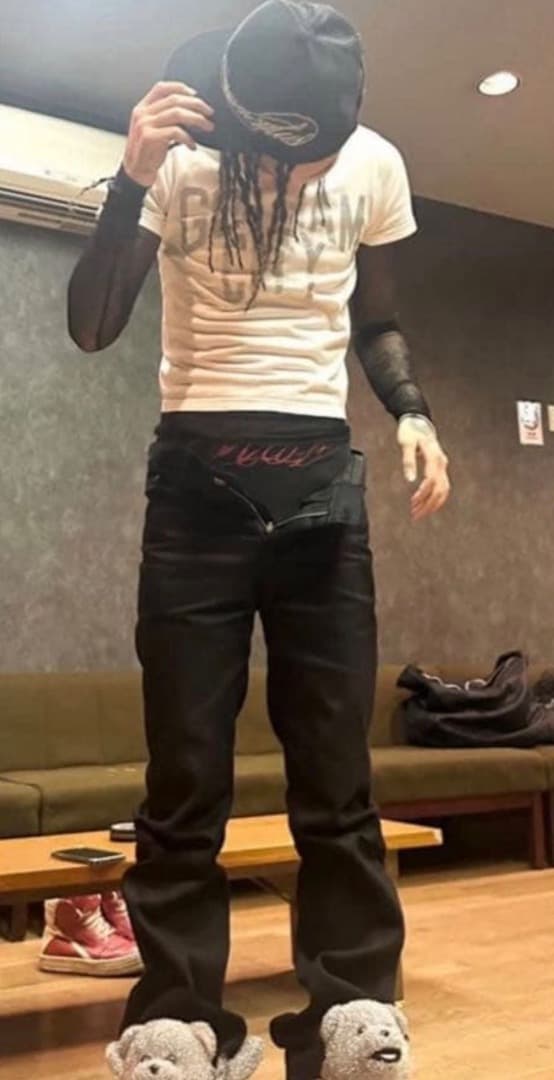 straightline デニム mikado ミカド harka着用