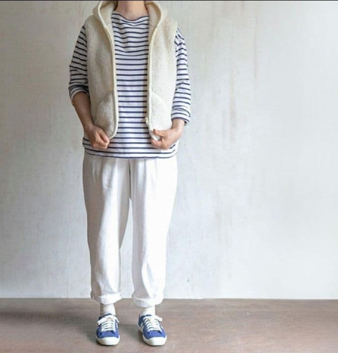 美品　COLDBREAKER　コールドブレーカー ウール フード ボア ベスト