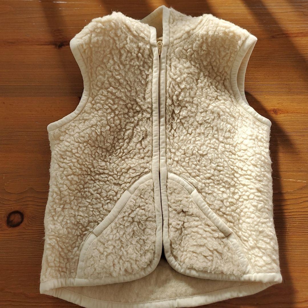 美品　COLDBREAKER　コールドブレーカー ウール フード ボア ベスト