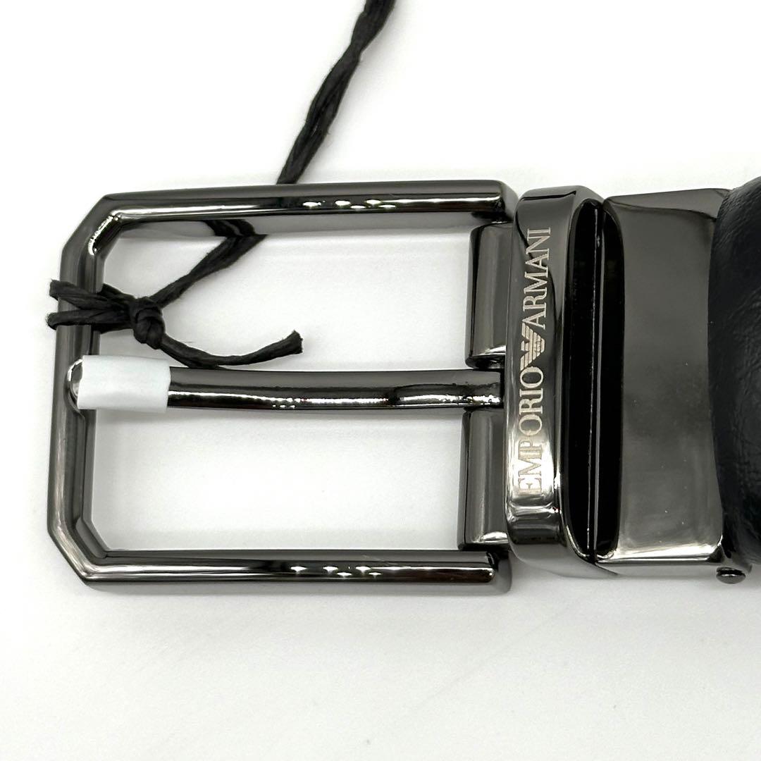 〈新品〉EMPORIO ARMANI エンポリオ アルマーニ レザーベルト 黒