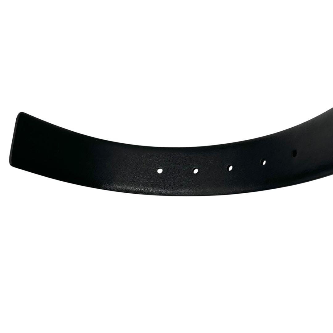 〈新品〉EMPORIO ARMANI エンポリオ アルマーニ レザーベルト 黒