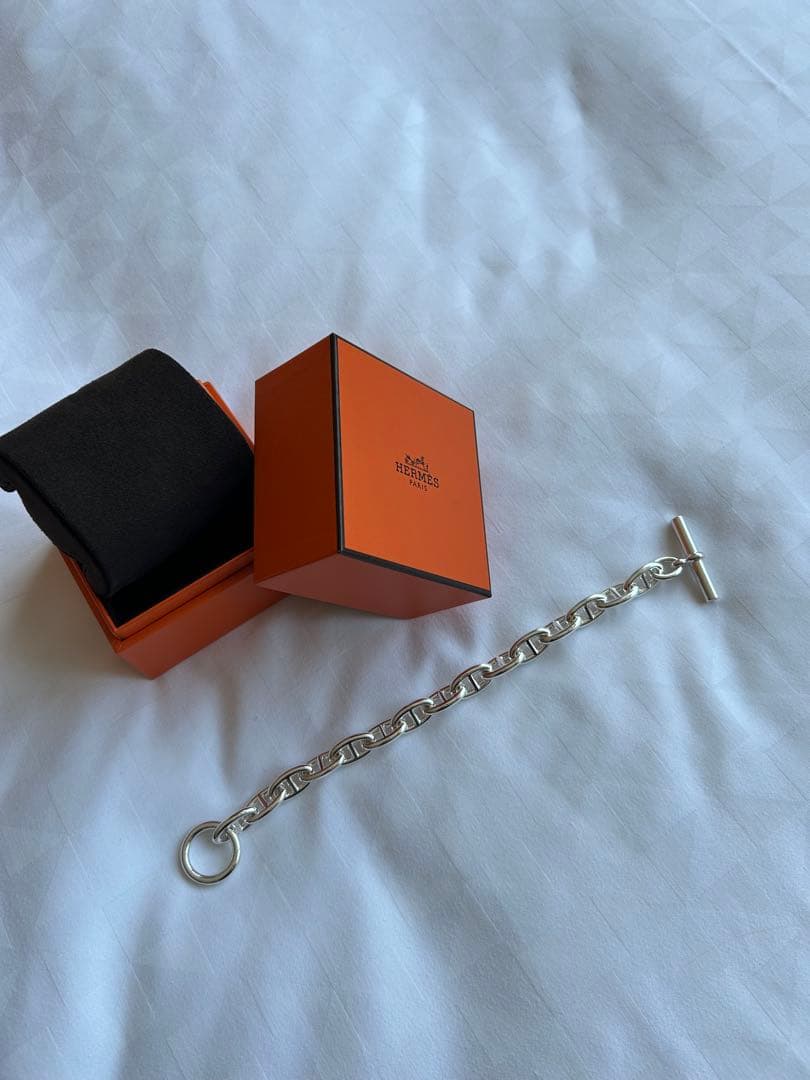 HERMES エルメス　シェーヌダンクル ブレスレット　GM 15コマ