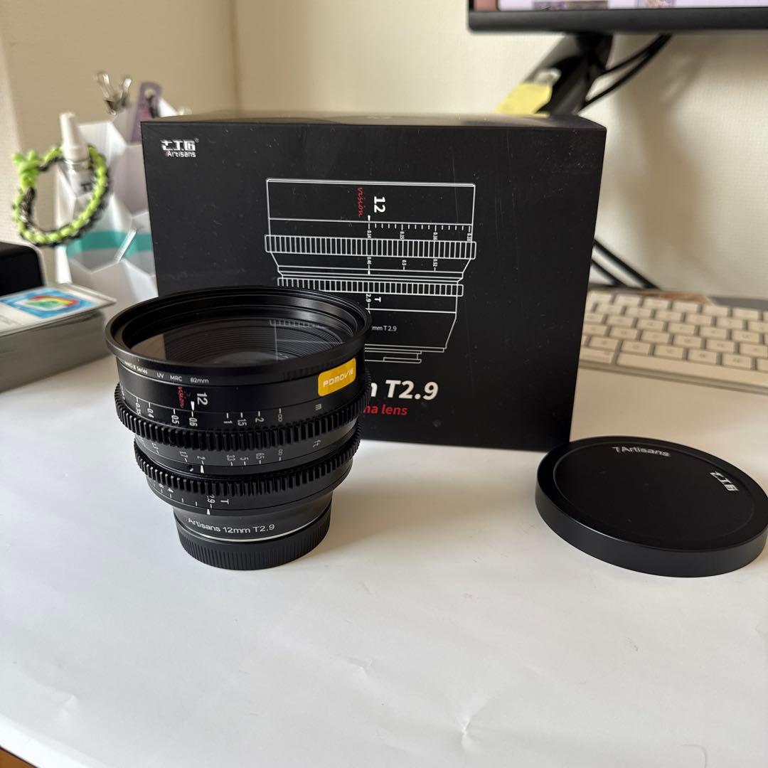 レンズ(単焦点) Cinema lens 7artisans 12mm T2.9 APSC