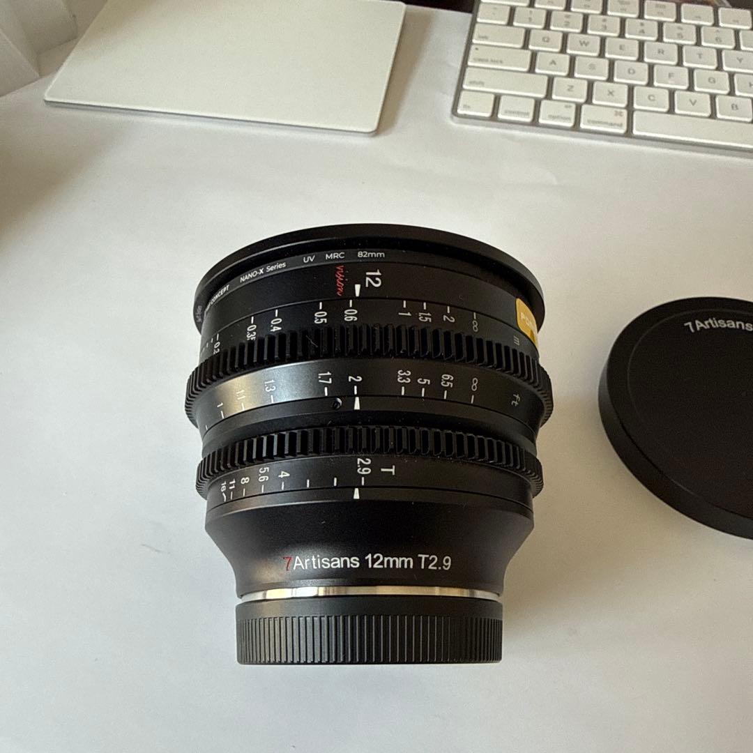レンズ(単焦点) Cinema lens 7artisans 12mm T2.9 APSC
