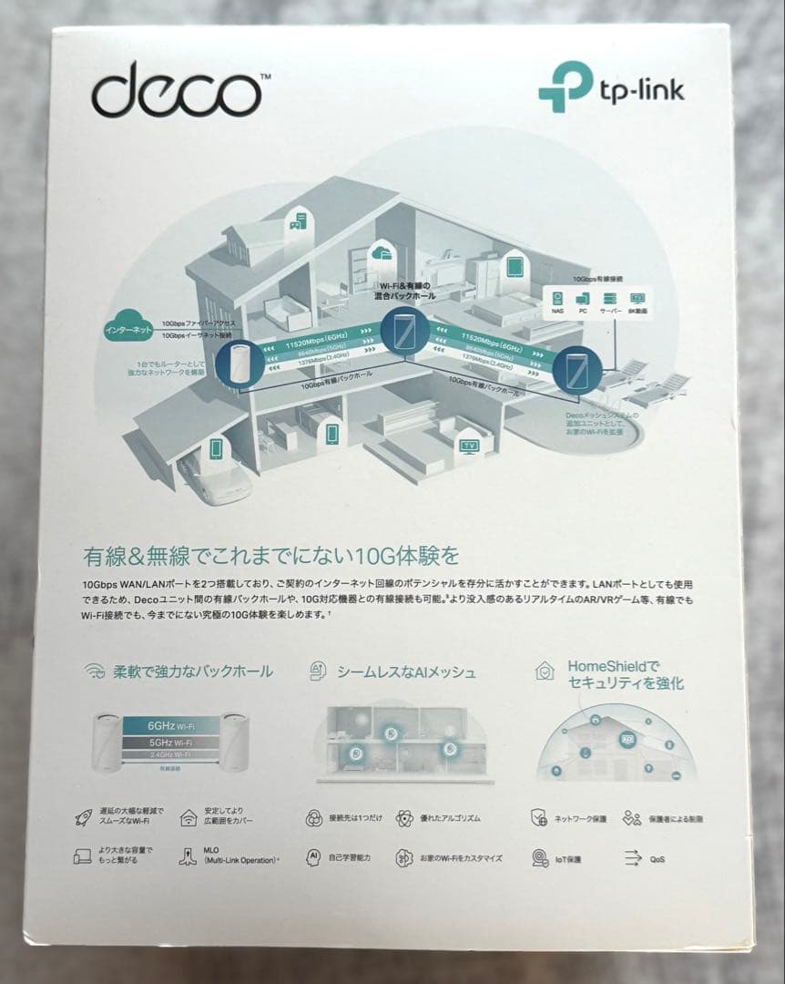 Deco BE22000 メッシュWi-Fi 7 超高速メッシュルーター