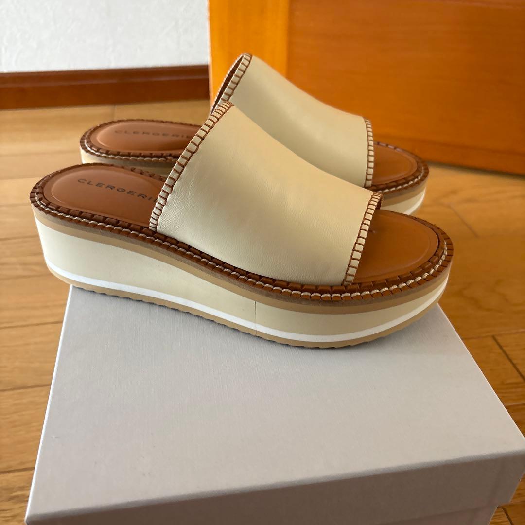CLERGERIE プラットフォームサンダル　36