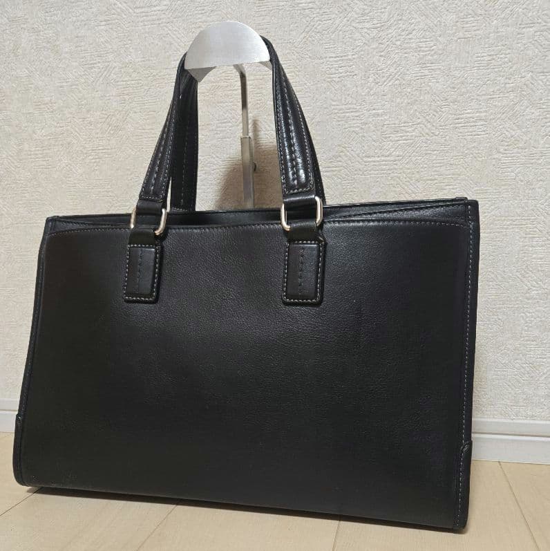 土屋鞄　プロータ　ビジネススクエアバッグ ブラック 保存袋付き