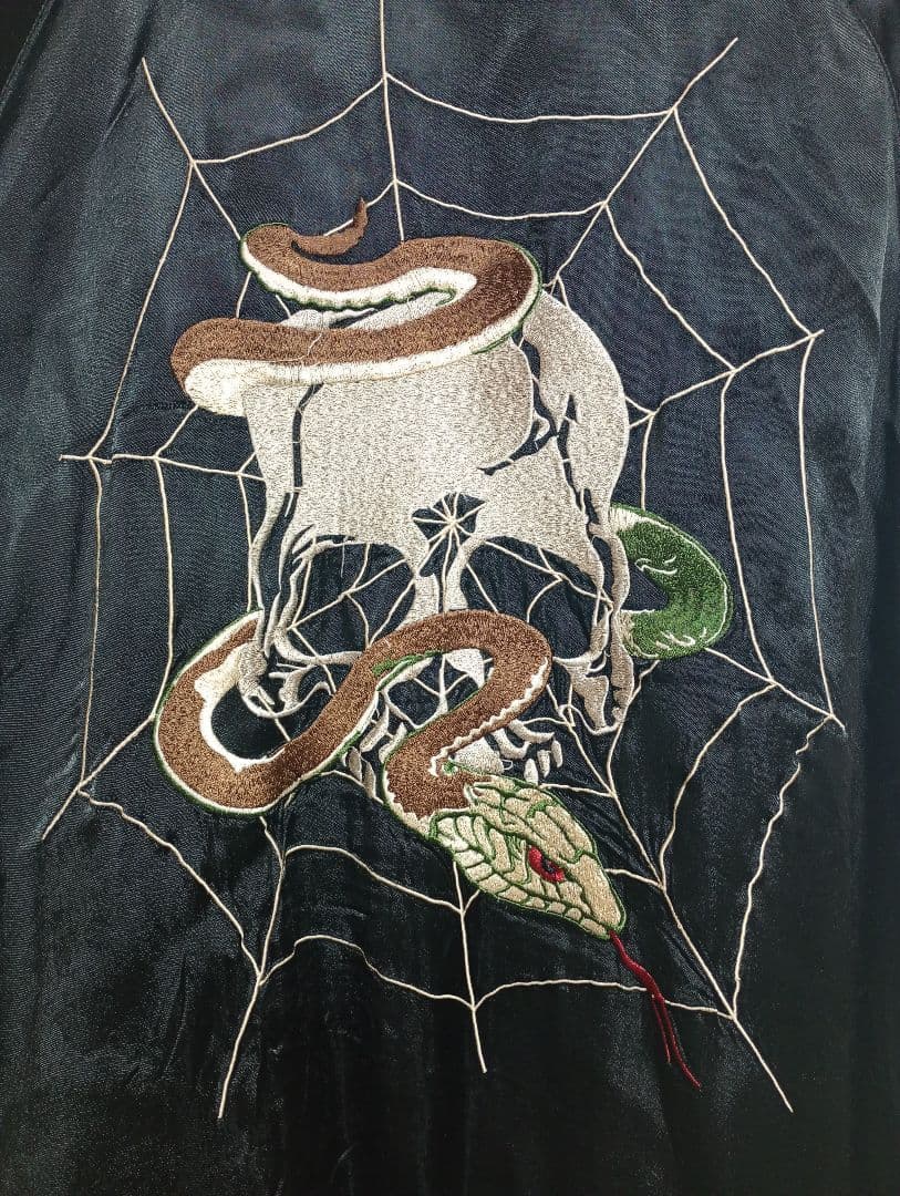 ぬ*え様 激レア スカジャン 黒 リバーシブル