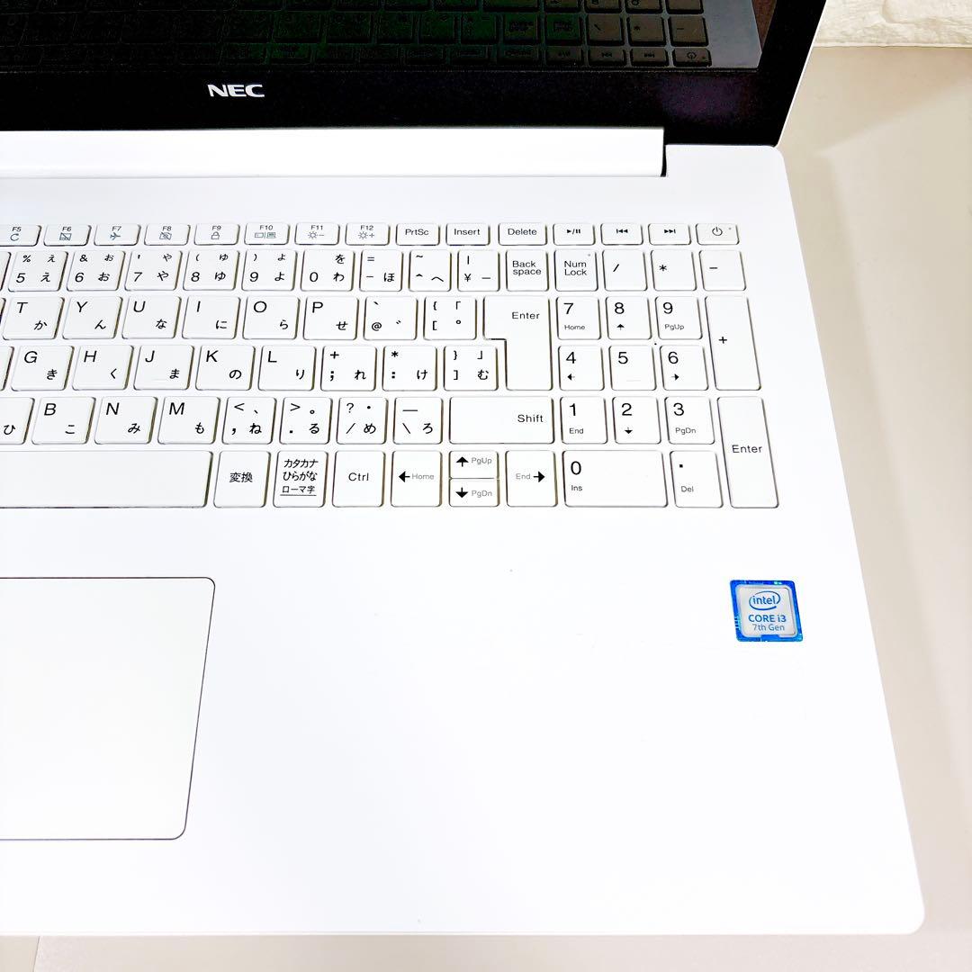 【美品】SSDで快適✨カメラ付き メモリ8GB 第7世代 ノートパソコン NEC