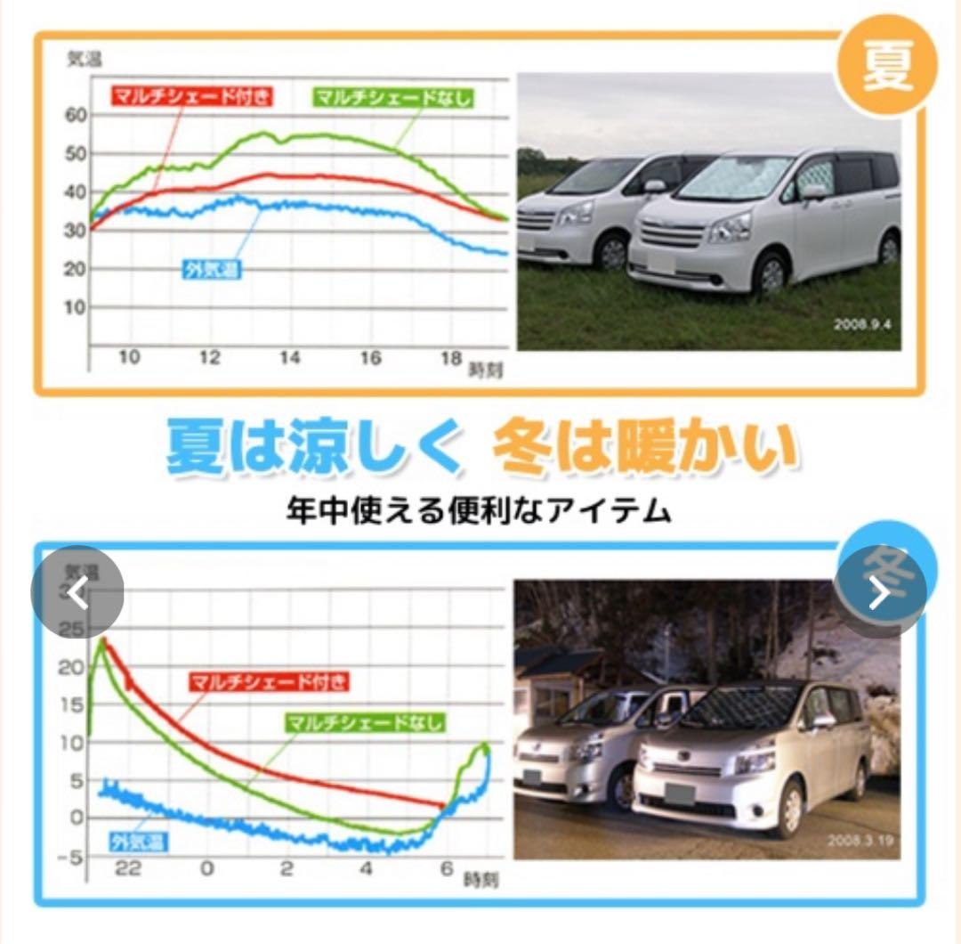 ☆値下げ☆Aizu ハイエース6型〜 マルチシェード　フロント・リアセット　美品