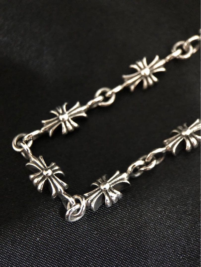 シルバー925 ブレスレット　クロス　十字架　プラス　クロム　2-26 8935