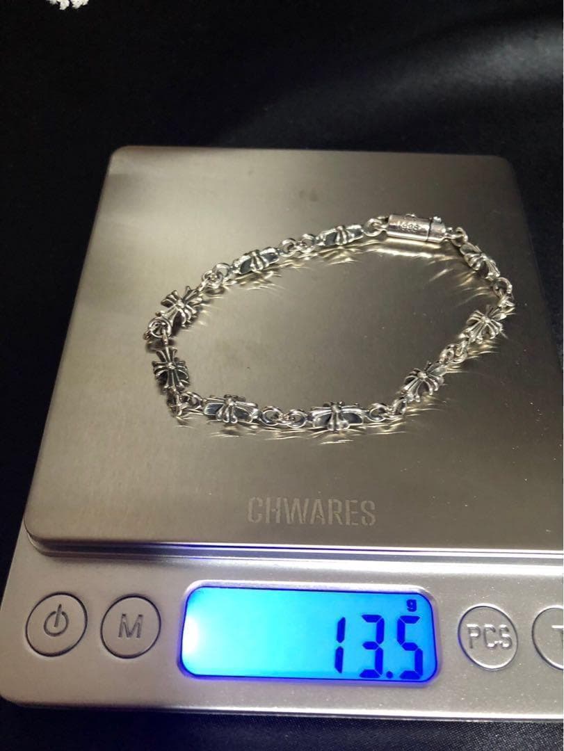 シルバー925 ブレスレット　クロス　十字架　プラス　クロム　2-26 8935