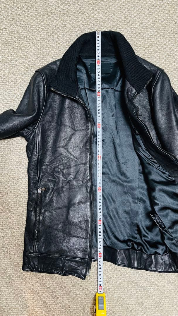 美品☆ ジュンハシモト インナーライダース レザージャケット