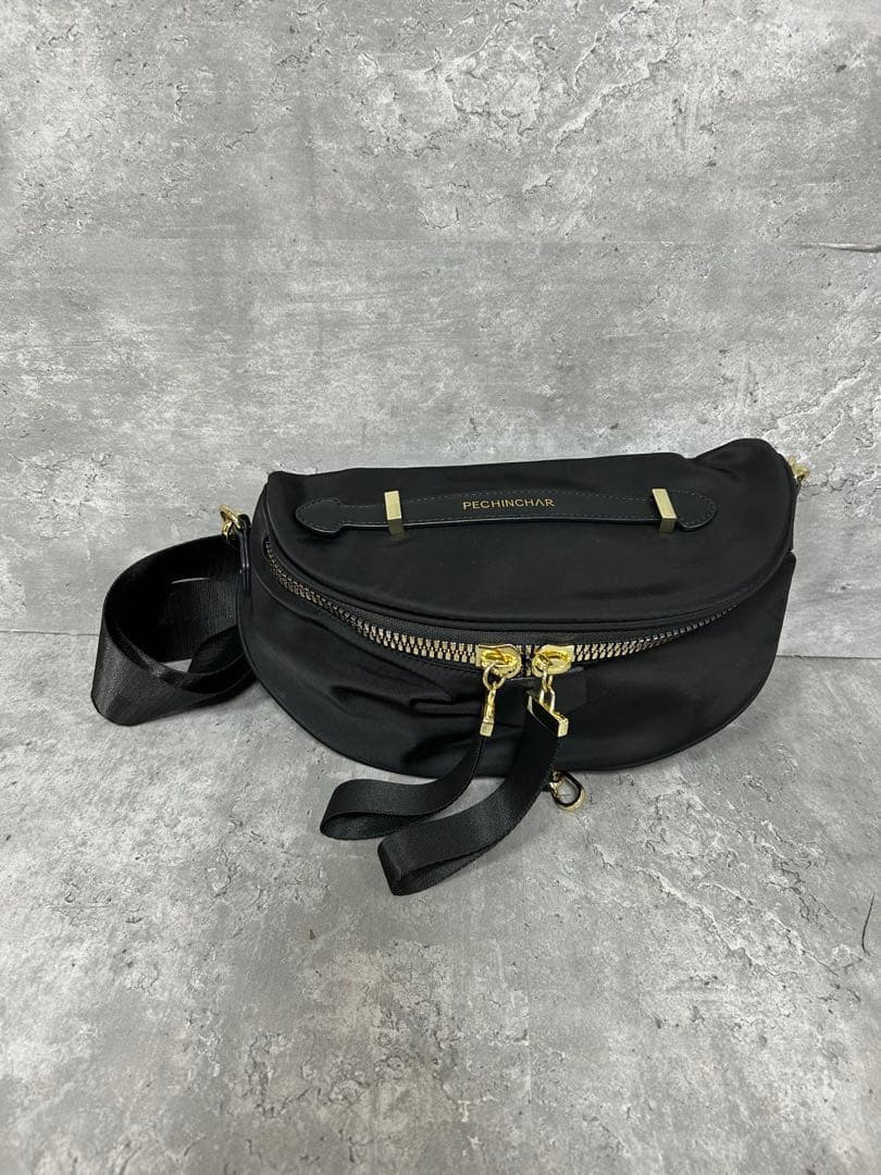 PECHINCHAR ペシンシャ メタルファスナーボディバッグ ショルダーバッグ
