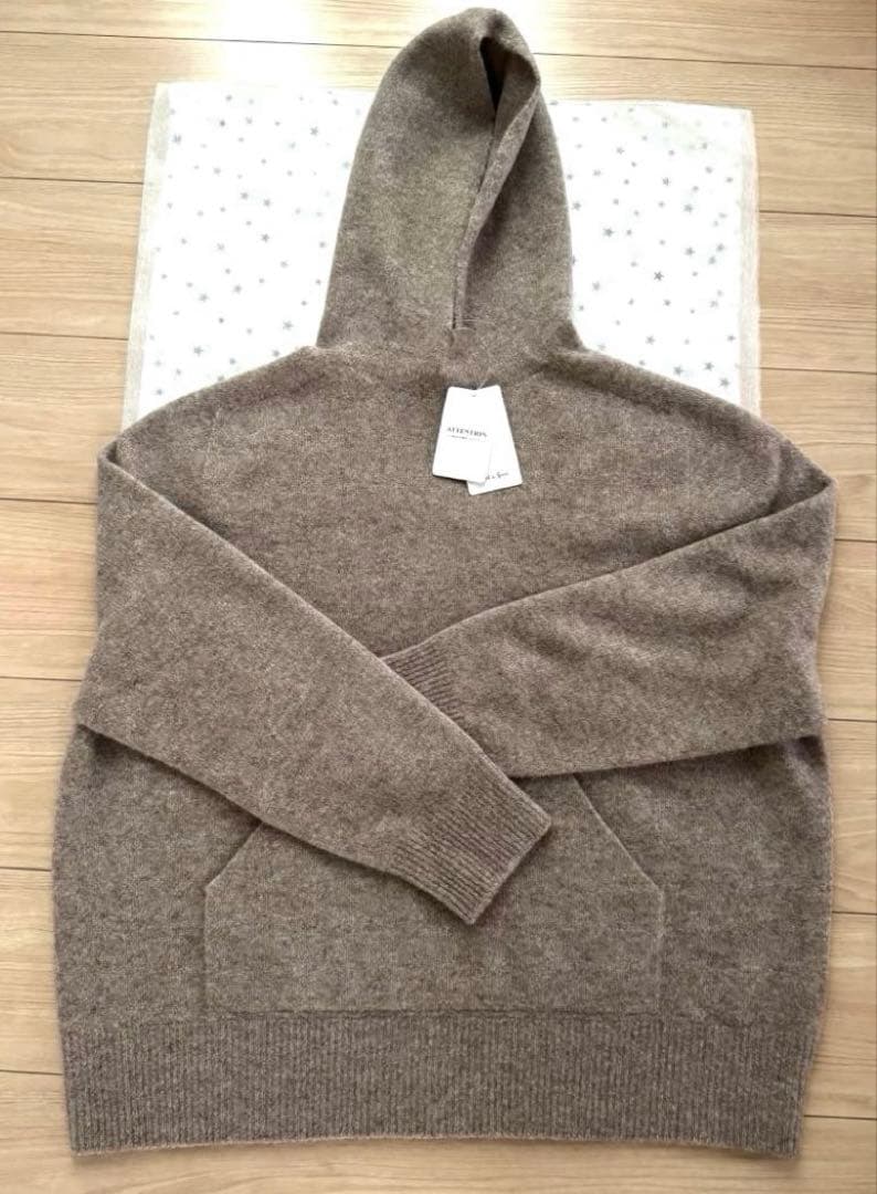 【新品】Spick&Span フーディーニットプルオーバー