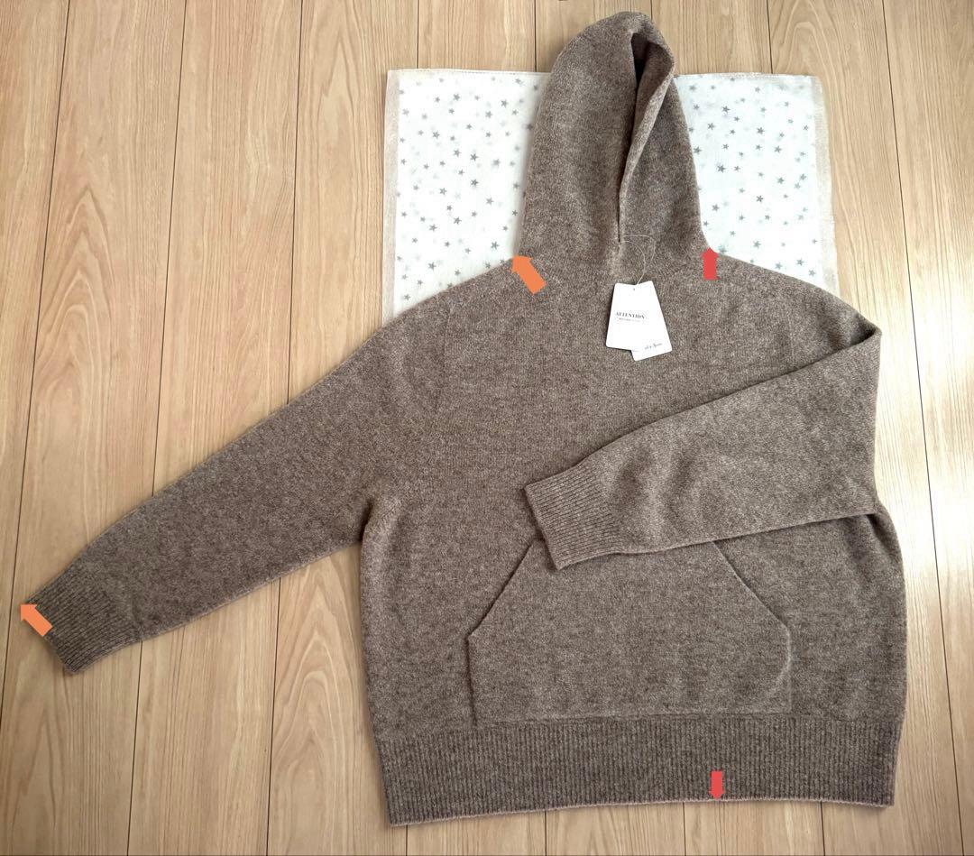 【新品】Spick&Span フーディーニットプルオーバー