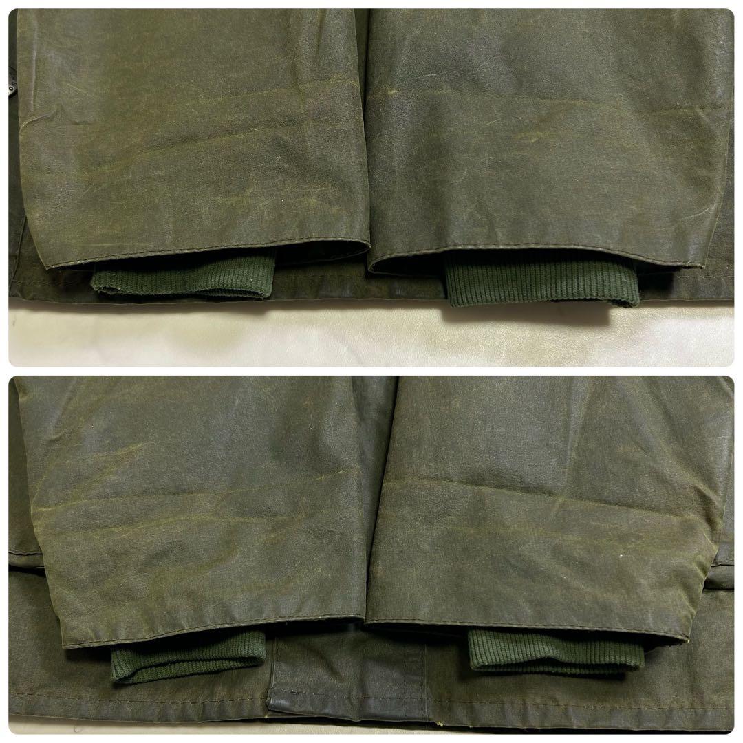 【88年製】BARBOUR BEDALE 4ポケット 旧3ワラント 36 セージ
