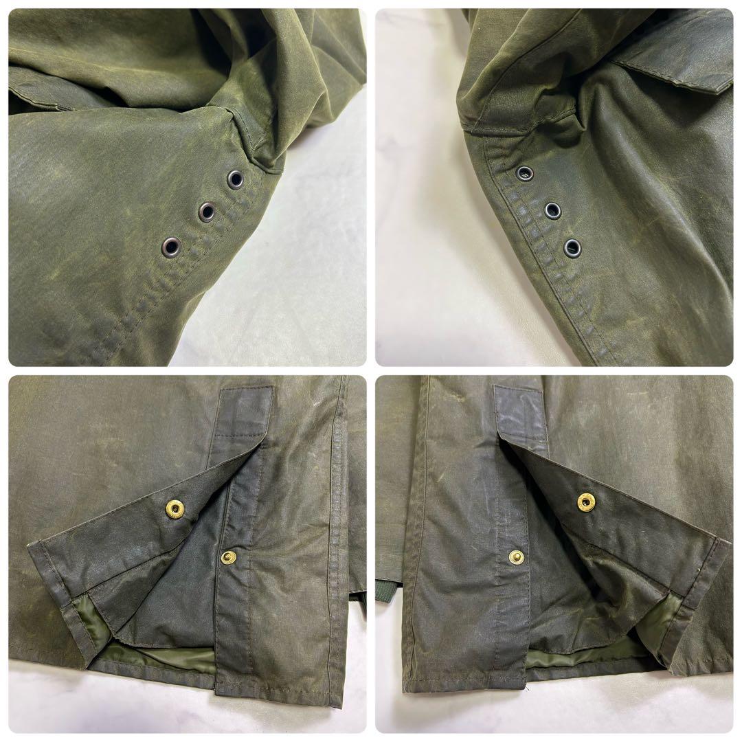 【88年製】BARBOUR BEDALE 4ポケット 旧3ワラント 36 セージ