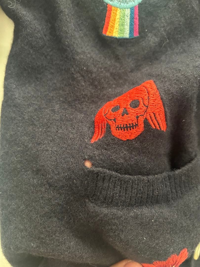 GUCCI グッチ 刺繍 カーディガン ワッペン デザイン 正規品