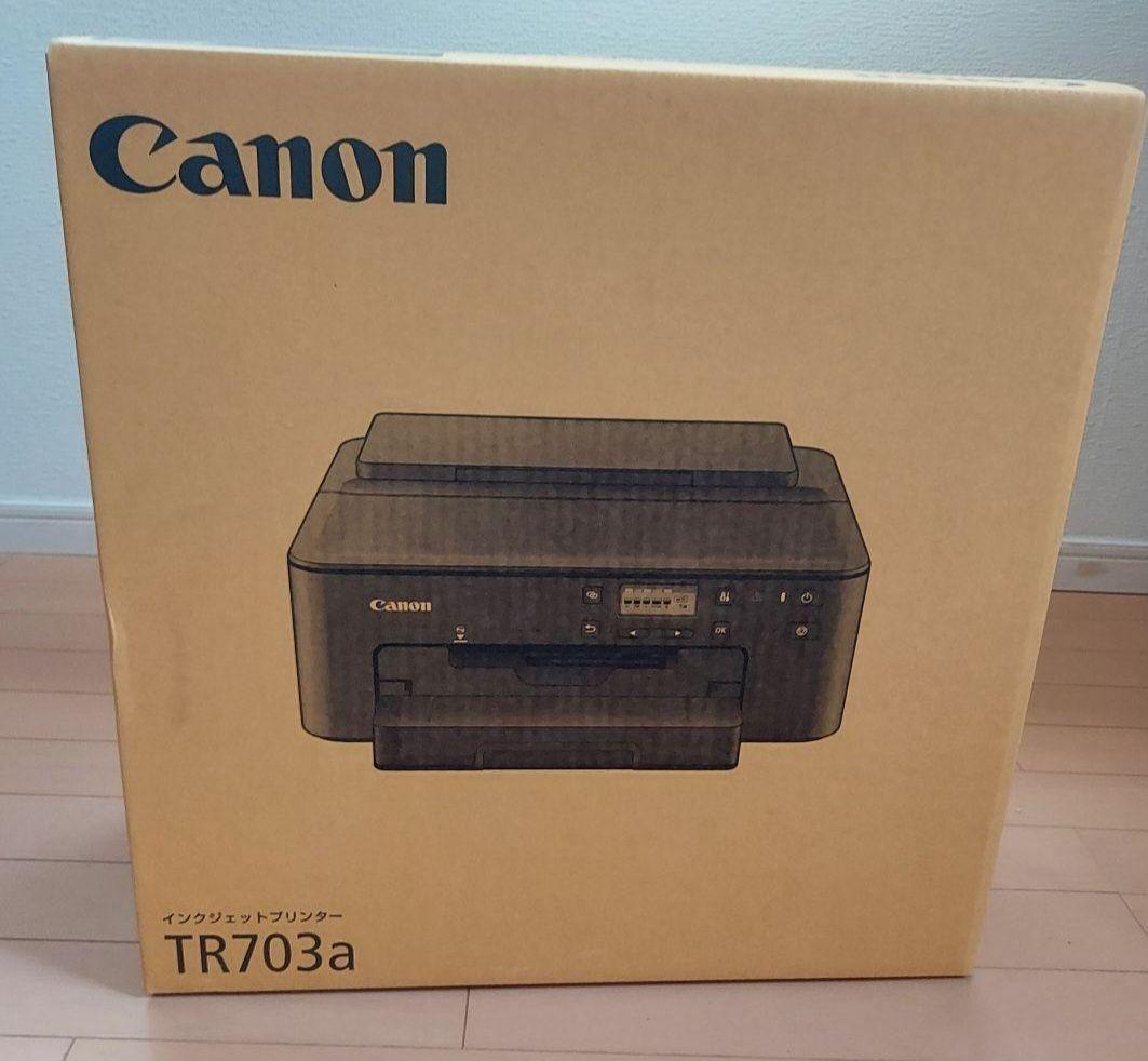 【新品未開封】 キャノン A4インクジェット プリンター TR703a
