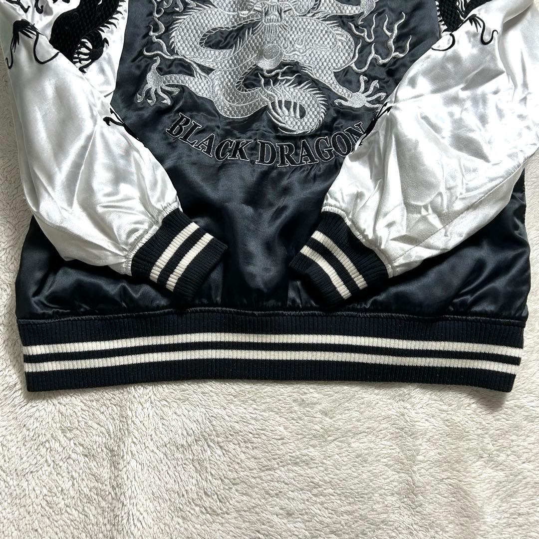 DOGTOWN　スカジャン　黒龍　BLACK DRAGON　刺繍　XL