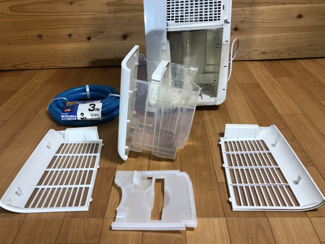 SHARP 除湿機 コンパクト ホワイト 3mホース付き