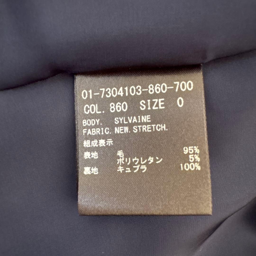 セオリー　パンツスーツ　ネイビー　0