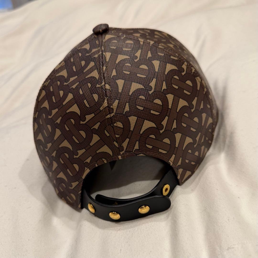 バーバリー モノグラムプリント ベースボールキャ ップ