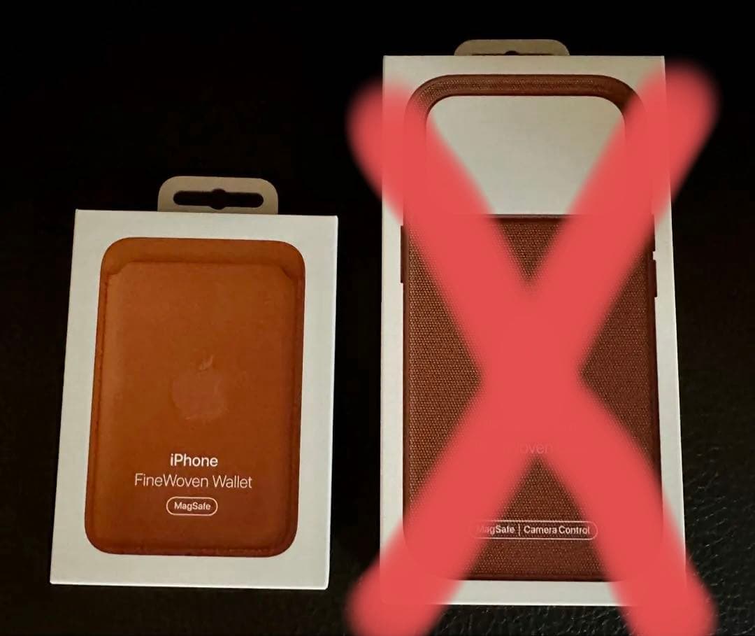 iPhone17pro テックウーブンケース&ファインウーブンウォレット　純正