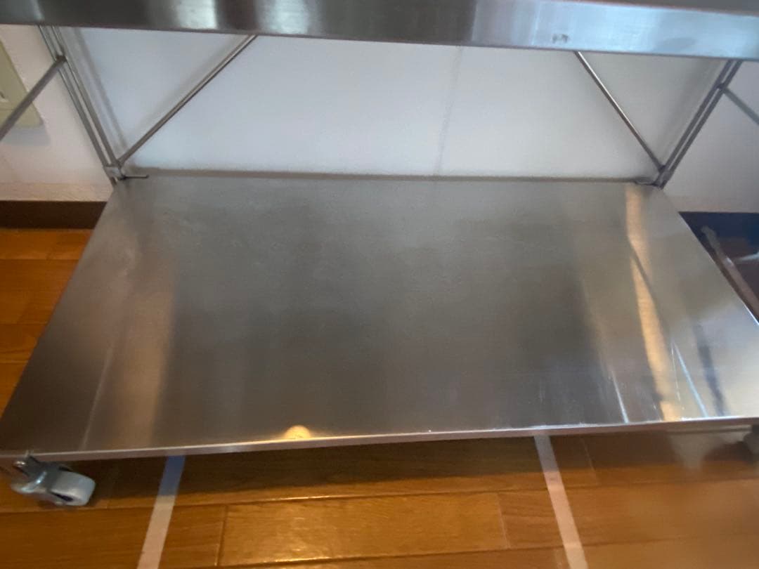 『たぬき』無印良品 ステンレスユニットシェルフ ステンレス棚