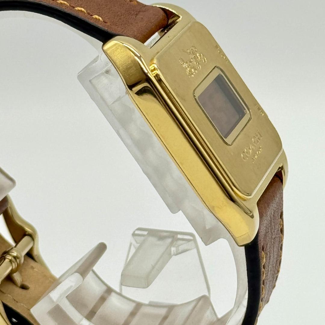 美品 稼働品 COACH コーチ 腕時計 デジタル クォーツ 箱付き