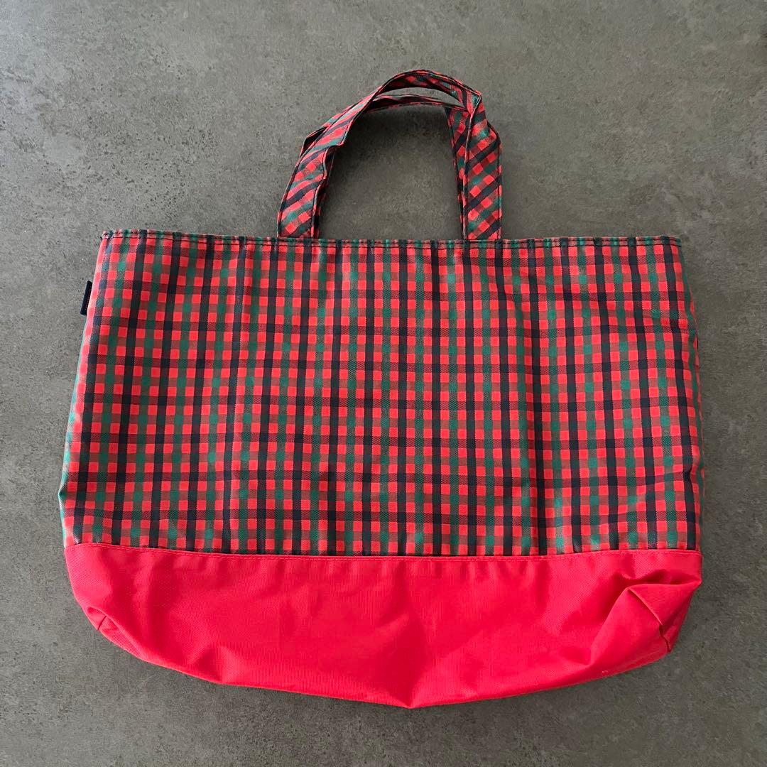 ファミリア レッスンバッグ 廃盤 チェック 赤 familiar