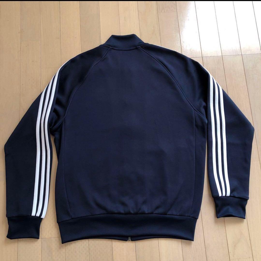 値下げ！試着のみadidas ジャージ上下 セットアップ　ネイビー XLサイズ