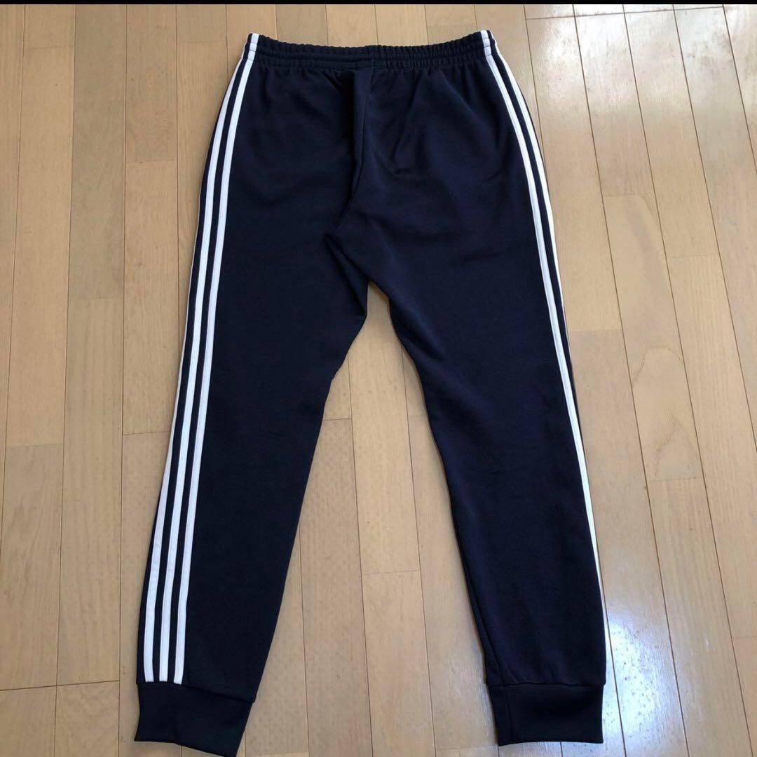 値下げ！試着のみadidas ジャージ上下 セットアップ　ネイビー XLサイズ