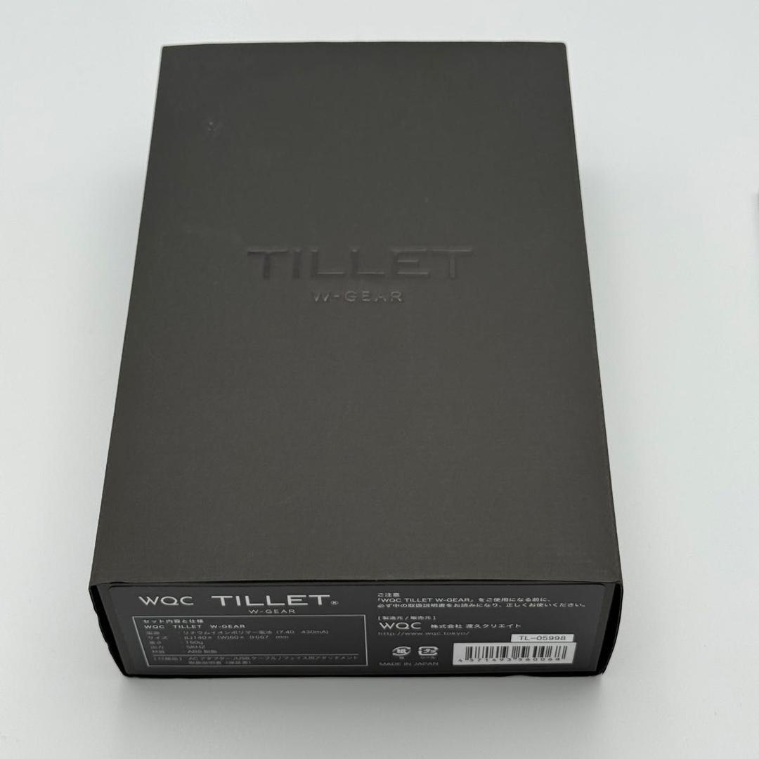 【新品未使用】TILLET W-GEAR 美顔器