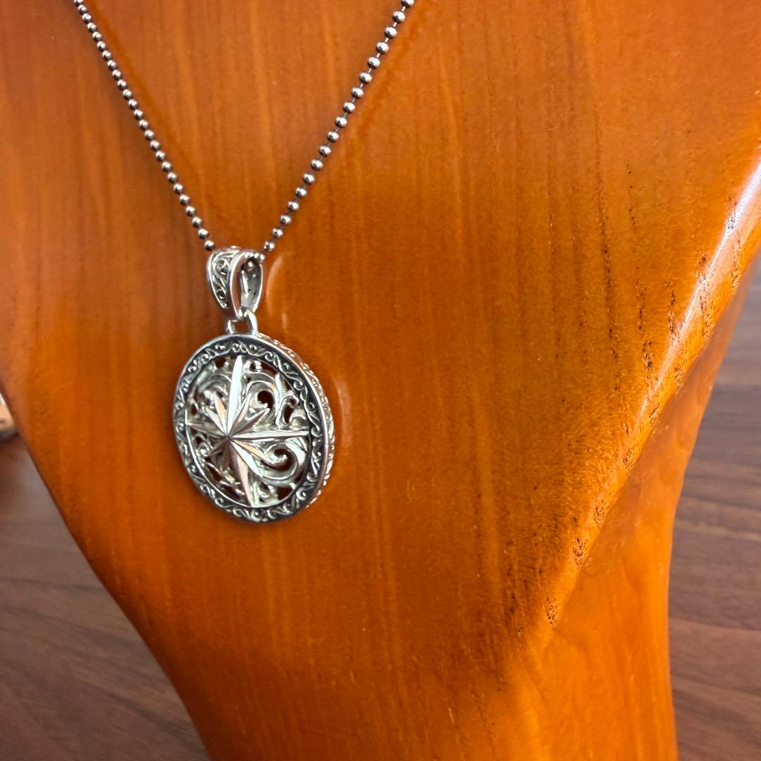 【used】シルバー925製SAAD サンシンボルペンダント大silver925