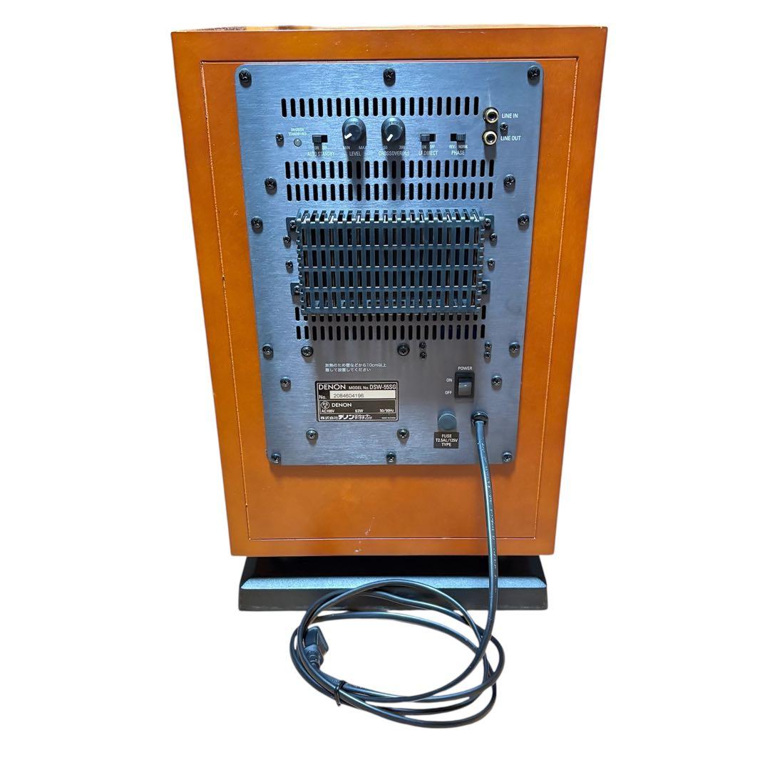 DENON デノン DSW-55SG サブウーファー 木目柄