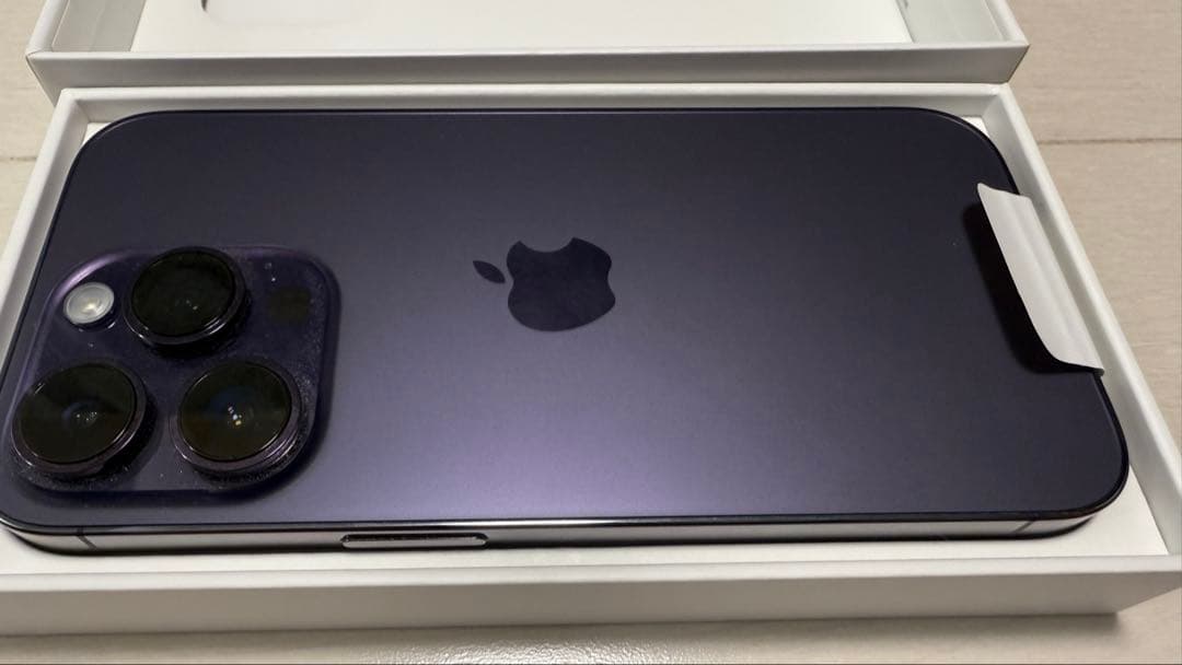 iPhone 14 pro Deep Purple 256 GB SIMフリー
