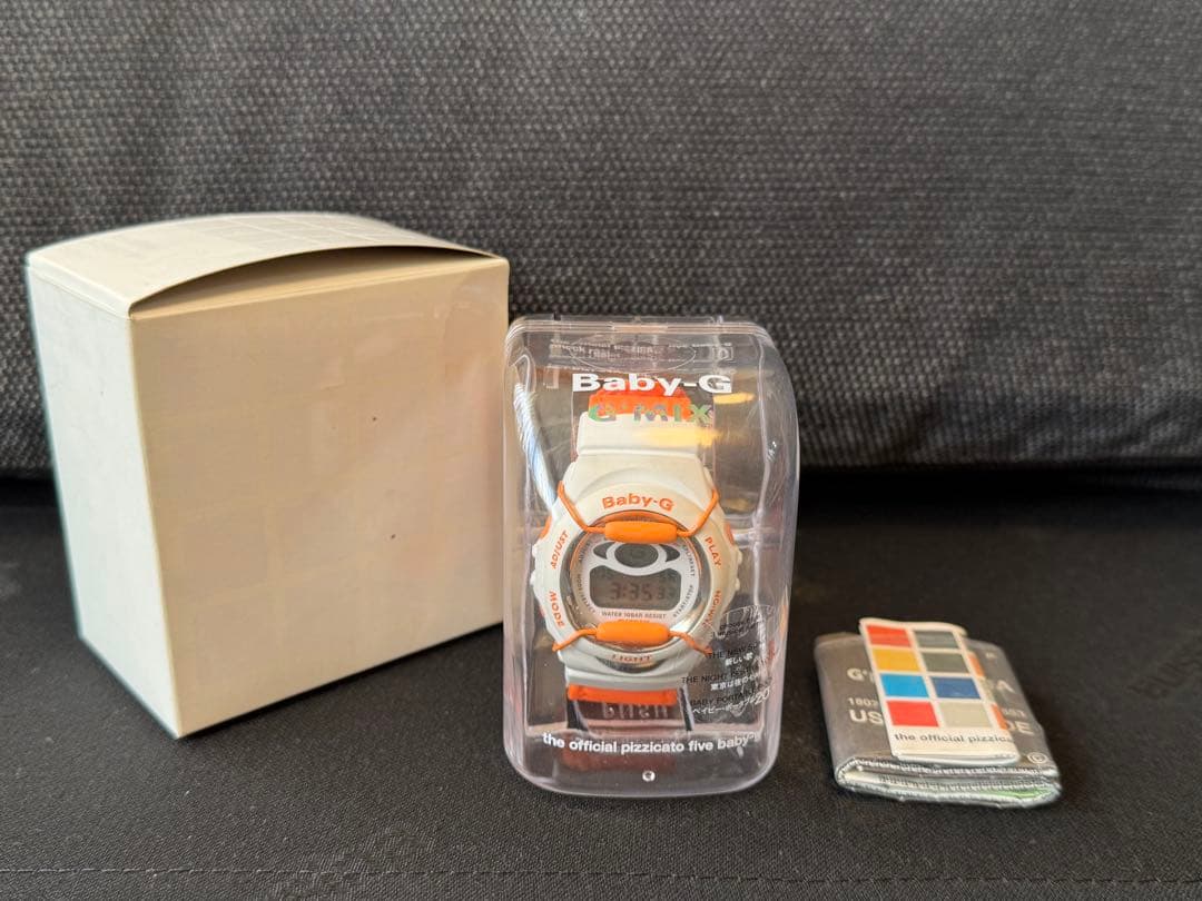 Baby-G G'MIX pizzicato five ホワイト/オレンジ