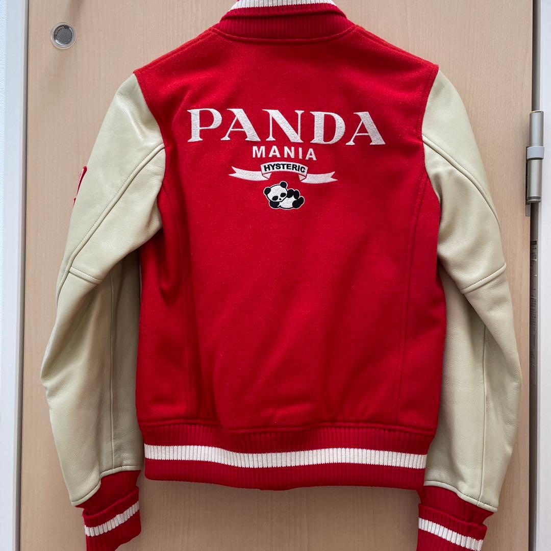 ヒステリックグラマー 「PANDA」MANIA スタジャン　赤　Sサイズ