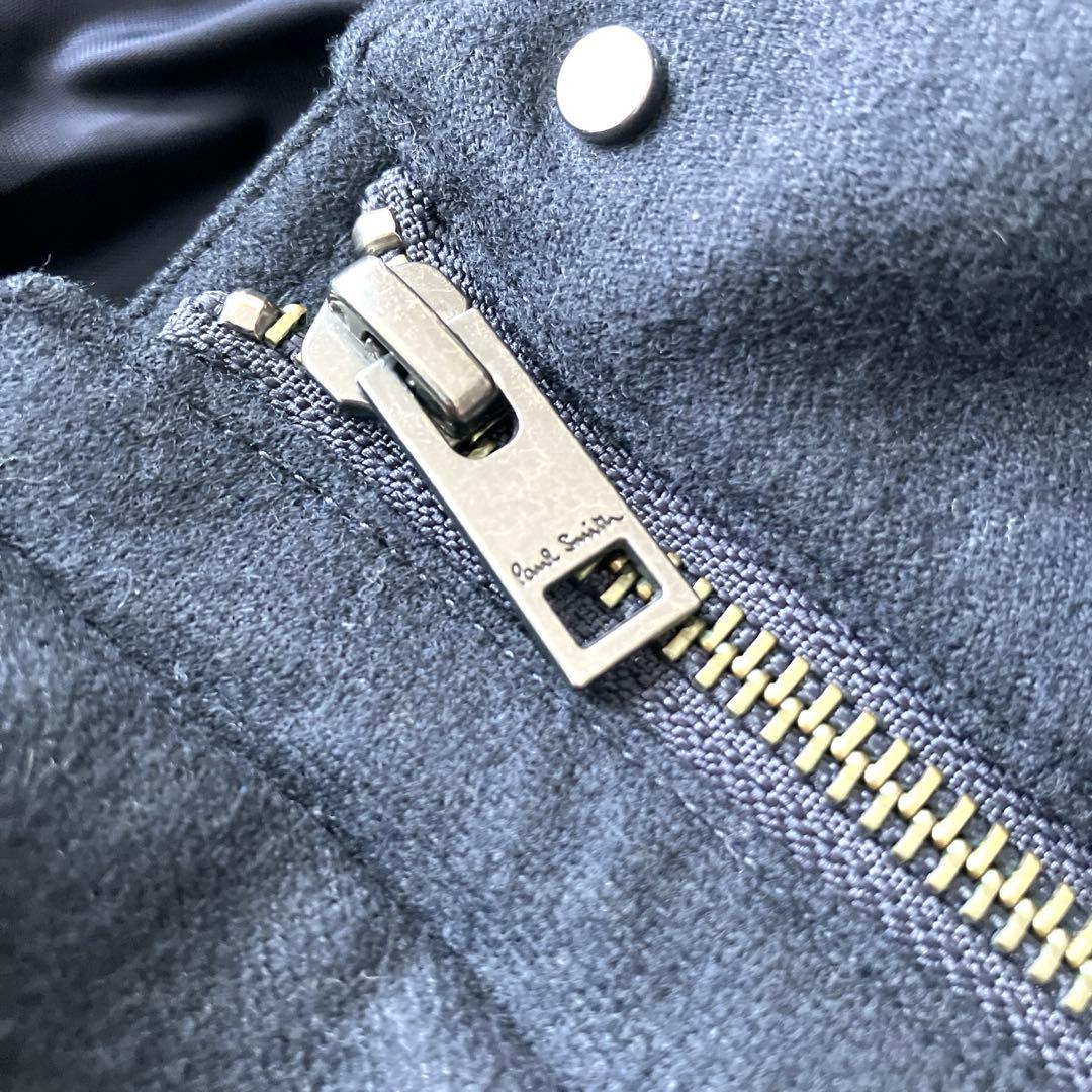 美品 現行　ポールスミス　ダウンコート　カシミア　総柄　2way 希少