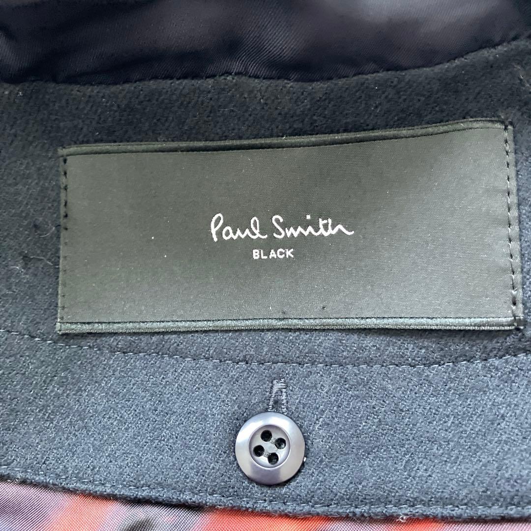 美品 現行　ポールスミス　ダウンコート　カシミア　総柄　2way 希少